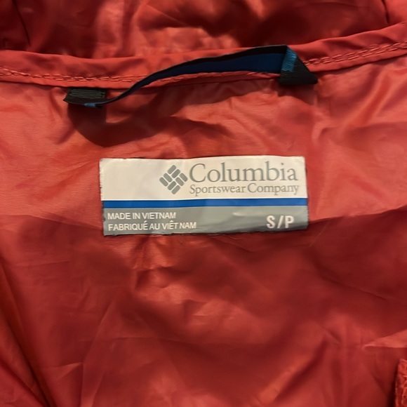 Columbia PFG Windbreaker - coral/navy - Small - Picture 3 of 13